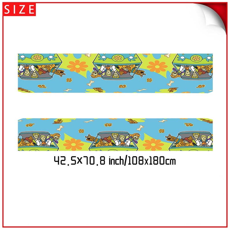 Scooby doo Party Tableware Set Plates Cup Kit Birthday Supplies Decorations Disposable Dinnerware