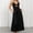 Black, variant on Wedding Guest Dresses for Women,Clearance Women's Fashionable Solid Color Suspender V-neck Bra Suspender Slit Dress