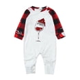 thumbnail image 2 of jsaierl Christmas Matching Family Pajamas for Women Men Red Plaid 2 Pieces Holiday Pjs Sets Sleepwear Outfits Loungewear Suit, 2 of 3