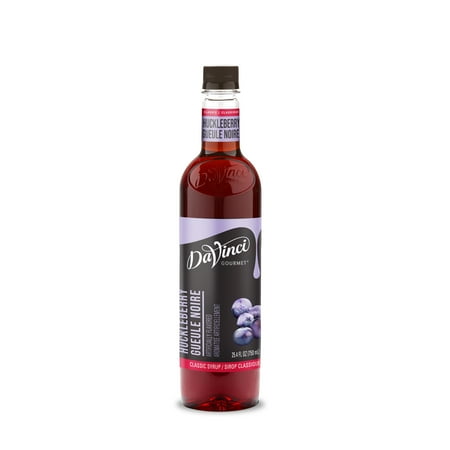 DaVinci Gourmet Classic Huckleberry Syrup, 750 ml
