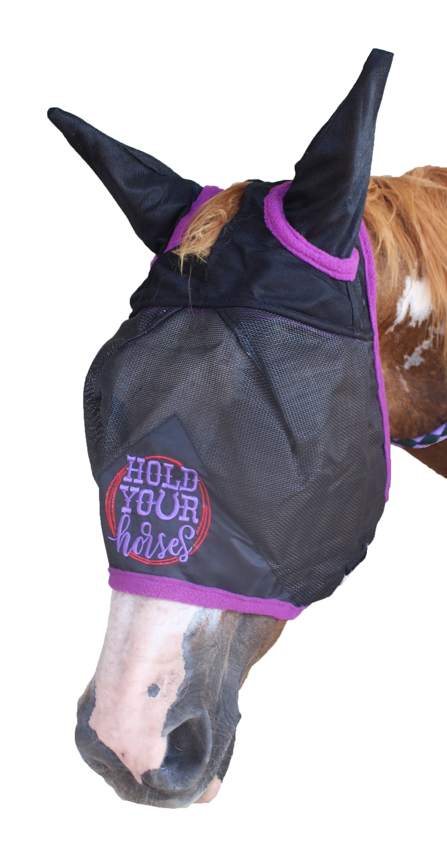 Equine Horse Fly Mask Summer Spring Airflow Mesh UV Mosquitoes 732115