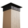 thumbnail image 3 of Ekena Millwork 18"W x 16'H Rough Sawn Endurathane Faux Wood Non-Tapered Square Column Wrap with Faux Iron Capital & Base, 3 of 16