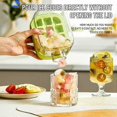 thumbnail image 3 of 2-in-1 Ice Cube Tray Water Bottle, Touch-Free Easy Ice Release Freezer, 800ml Ice Mold Water Bottle for Coffee Juice Beverages Liquors, 3 of 4