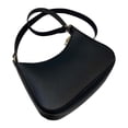 thumbnail image 4 of Bolso de hombro de cuero PU Colco negro con cremallera Bolso de hombro para mujer, 4 of 7