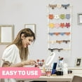 thumbnail image 5 of Macrame Hair Claw Clip Organizer,Hanging Hair Clip Holder and Storage for Women Girls,Claw Clip Hanger Home Decor for Wall,Door,Closet, 5 of 6