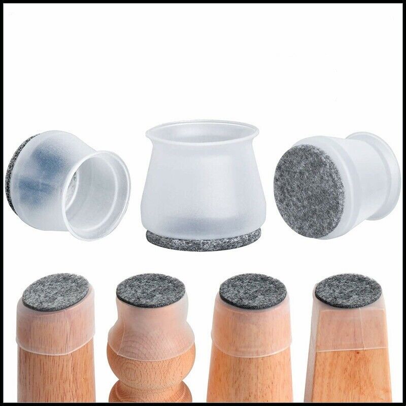 Chair Foot Cover Table Leg Protector Quiet Floor Fits All Shapes Table