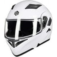 thumbnail image 4 of ILM Motorcycle Dual Visor Flip up Modular Full Face Helmet DOT 6 Colors (M, White), 4 of 6