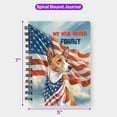 thumbnail image 5 of Patriot Basenji We Will Never Forget Patriotic Remembrance Day Spiral Bound Journal African Barkless Dog Lover 5x7in Spiral Notebook - 12014, 5 of 5
