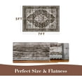 thumbnail image 2 of -Runner Rug X Rugs for Living Room- Machine Washable Rug-Soft Living Room Rug-Vintage Non Slip Carpet-Rugs for Bedrooms Dining Office, 2 of 7