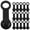 Black, variant on FONDOTIN 20Pcs Black Rubber Brake Caliper Dust Caps for Cars and Motorcycles Replacement Parts