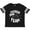 Football Black and White, variant on Father's Day Father Son Team Parent Child Fist Bump Boys or Girls Toddler T-Shirt