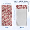 thumbnail image 7 of KUIFORTI Red Flowers Car Front Seat Covers 60 x 33 Inch Beach Towel with Storage Bag Easy Installation Auto Accessories for Yoga,Gym,Workout,Sports,Running,Camping and Beach, 7 of 7