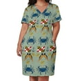 thumbnail image 3 of Vestido suelto con bolsillo de Maryland vestidos de cóctel vestido de noche vestido de mujer de verano, 3 of 7