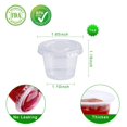 thumbnail image 2 of Jello Shot Cups TashiBox 200 Sets 30mL w/ Lids Disposable, 2 of 6