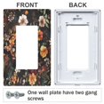 thumbnail image 3 of Yayeee Rocker Switch Wall Plate 1-Gang 4.6"x2.9" Home Decorative Outlet Cover, Colorful Flower, 3 of 6