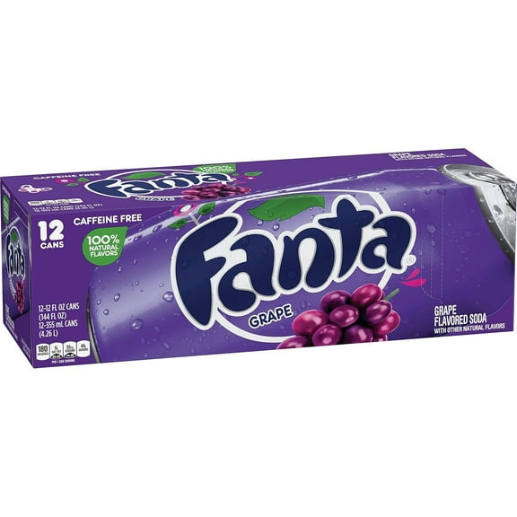 Fanta Grape, 12 fl oz, 12 Pack