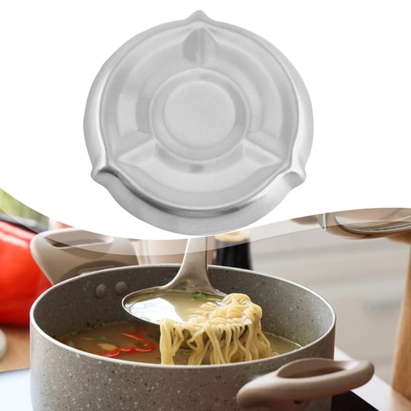 Optima 4xStainless Steel Pot Watcher Disc Boil over Preventer for Noodles Pasta Soups 4 Pcs