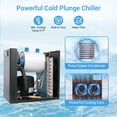 thumbnail image 3 of Joreek Ice Bath Water Chiller for Cold Plunge Tubs, 1/3 HP Cold Plunge Chiller with Built-in Filter & Pump, Submersible Pump, Insulated Hoses, Ideal for Ice Bath Cold Therapy Recovery 110V, 3 of 7