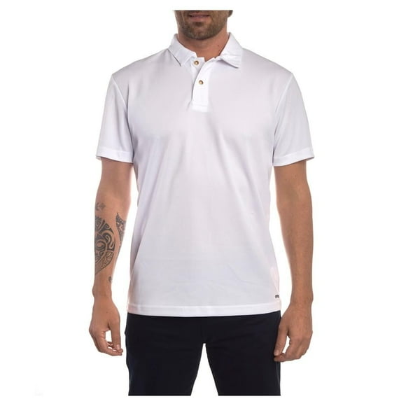 Playera Polo Riders Talla CH Manga Corta Blanco