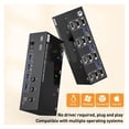 thumbnail image 2 of Commutateur KVM 3 Ordinateurs 3 Moniteurs + DisplayPort USB 3.0 Commutateur KVM 8K@30Hz/4k@144Hz Triple Moniteur DP KVM pour 3 Pcs, 2 of 7