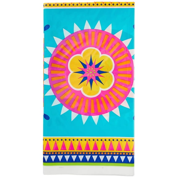 1 ct. Boho Fiesta Table cover, 54" x 84"