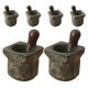 thumbnail image 1 of 6pcs Mini Doll House Kitchen Realistic Miniature Garlic Crusher Diy Scene Stone Pot Decor Accessories For Dollhouse Micro Model Sand Table Office Disp, 1 of 4