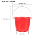 thumbnail image 3 of Plastic Water Bucket With Handle Portable Bucket Multipurpose Bucket For Home 5l, 3 of 3