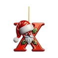 thumbnail image 1 of Christmas Tree Letter Ornaments Complete Alphabet Set For Festive DIY Holiday Craft Decorations, 1 of 2