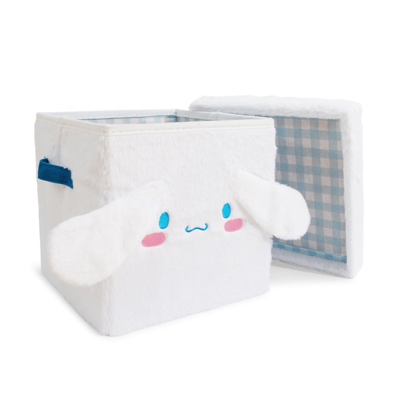 ミーコちゃんBOX・B Sanrio Cinnamoroll 13 x 13 Inch Plush Storage Cube - Walmart.com