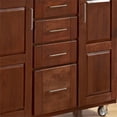 thumbnail image 4 of Homestyles Create-a-Cart Brown Kitchen Cart, 4 of 6