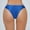 #Blue, variant on TEVEQ Womens Underwear Women's Silky Shiny Low Waist Briefs Transparent Underwear Cotton Underwear for Womens
