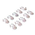 thumbnail image 3 of Pinces à Papier en Forme de Chat, Pinces à Papier Mignonnes Processus de Placage Portable pour l'École, 3 of 7