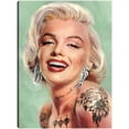 thumbnail image 1 of Cuadro Decorativo - Marilyn tatuada Jr  Impresión en canvas, estrechado., 1 of 1