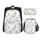 thumbnail image 1 of Fotbe Hand Drawn Rabbit Set Escolar 3 en 1 para Niños - Mochila Duradera con Lonchera Aislante y Estuche para Lápices - Mochila Escolar para Niños y Niñas, 1 of 7