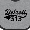 thumbnail image 4 of Inktastic Detroit 313 Boys or Girls Baby Bib, 4 of 4