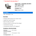 thumbnail image 2 of Heater Valve - Compatible with 2003 - 2008 Jaguar S-Type 2004 2005 2006 2007, 2 of 2