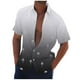 thumbnail image 2 of Blusa y camisa de manga corta con cuello vuelto Camisa casual para hombre Camisa de bolos vintage de manga corta Camisas de verano de playa cubana Camisa con botones Blusa para hombre Poliéster, 2 of 5