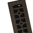 thumbnail image 2 of Imperial 2in x 12in Templar Style Bronze Age Metal Rectangular Air Floor Register (2 PACK), 2 of 5