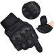 thumbnail image 5 of Guantes de protección de nudillos de goma dura CHAO para hombres y mujeres ciclismo motocicleta caza senderismo camping airsoft paintball XL negro, 5 of 5