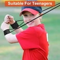 thumbnail image 3 of Skylety 3 Pcs Bandes de Résistance au Baseball pour Jeunes et Adultes, 3 Niveaux 20/30/50 Lbs (Noir, Bleu, Rouge), 3 of 6