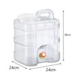 thumbnail image 4 of jinwen Contenants de Stockage d'Eau Potable Réservoir de Stockage d'Eau d'Urgence avec Robinet Eau 15 L, 4 of 9