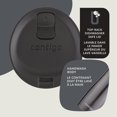 thumbnail image 5 of Contigo West Loop 2.0 Stainless Steel Travel Mug with Spill-Proof Lid, Vacuum-Insulated Reusable Cup Coffee and Tea, 20 oz (591 mL), Gunmetal - Keeps Drinks Hot up to 7 Hours, 5 of 5