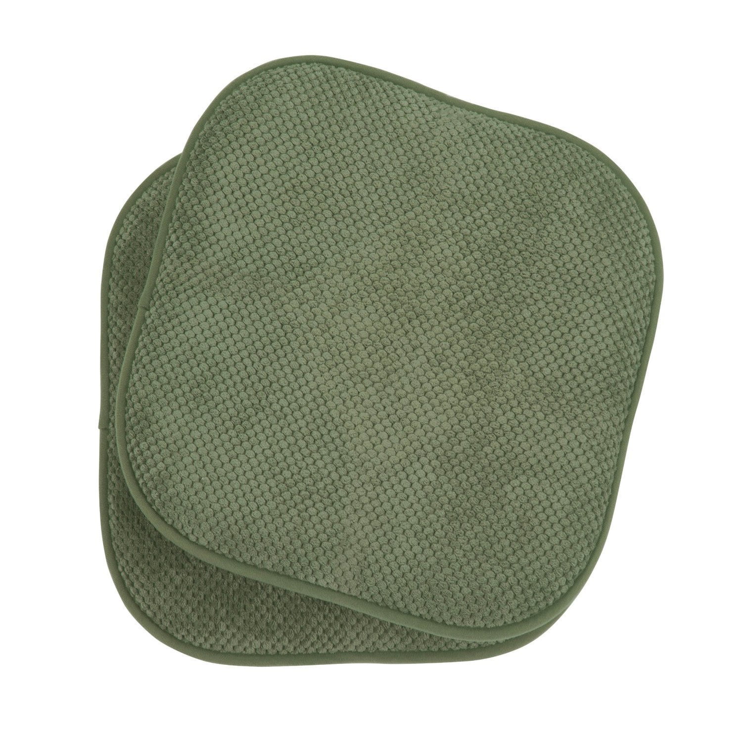 2 Pack: GoodGram Non Slip Ultra Comfort Memory Foam Chair Pads Sage by GoodGram