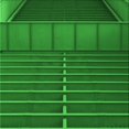 thumbnail image 1 of Ahgly Company Machine Washable Indoor Square Transitional Dark Green Area Rugs, 6' Square, 1 of 7