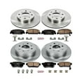 thumbnail image 3 of Power Stop Front and Rear Stock Replacement Brake Pad and Rotor Kit KOE700, 3 of 8