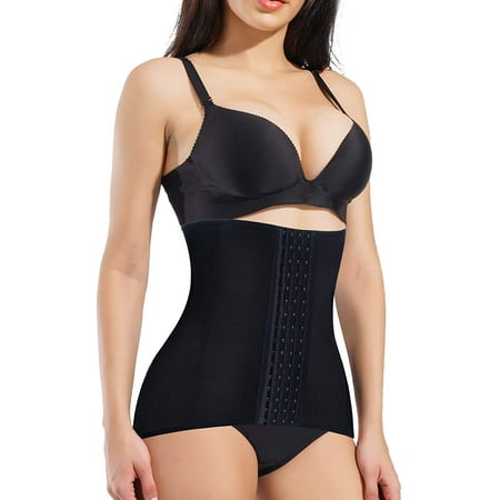 

Nebility Postpartum Waist Trainer Belly Band C-Section Recovery Postnatal Shapewear(Black Small)