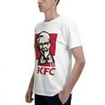 thumbnail image 5 of Kfc Logo Men'S Basic Short Sleeve T-Shirt Fad White Xx-Large, 5 of 8