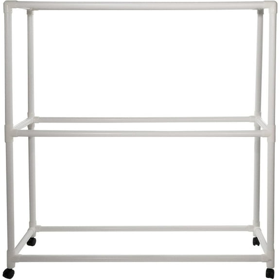 Champion Sports Ball Storage Cart, White, 62 Inch L X 18.5 Inch W X 67 Inch H
