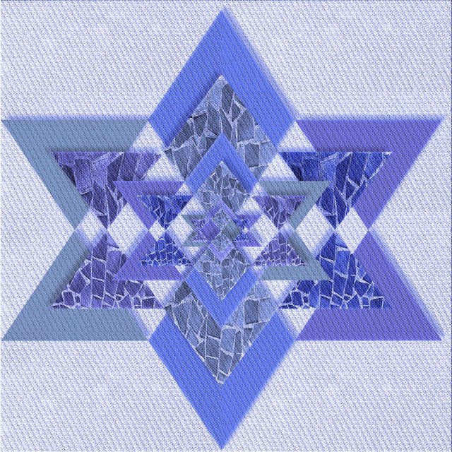 Ahgly Company Machine Washable Indoor Square Transitional Heavenly Blue Area Rugs, 4' Square