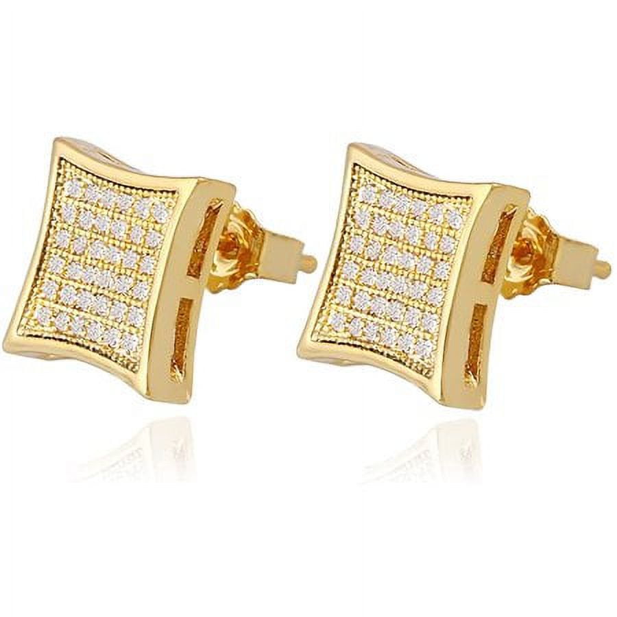 Amazon.com: Gold Earrings for Women Men Girls | 14K White Gold 2mm Polished  Tiny Ball Bead Stud Earrings: Clothing, Shoes & Jewelry